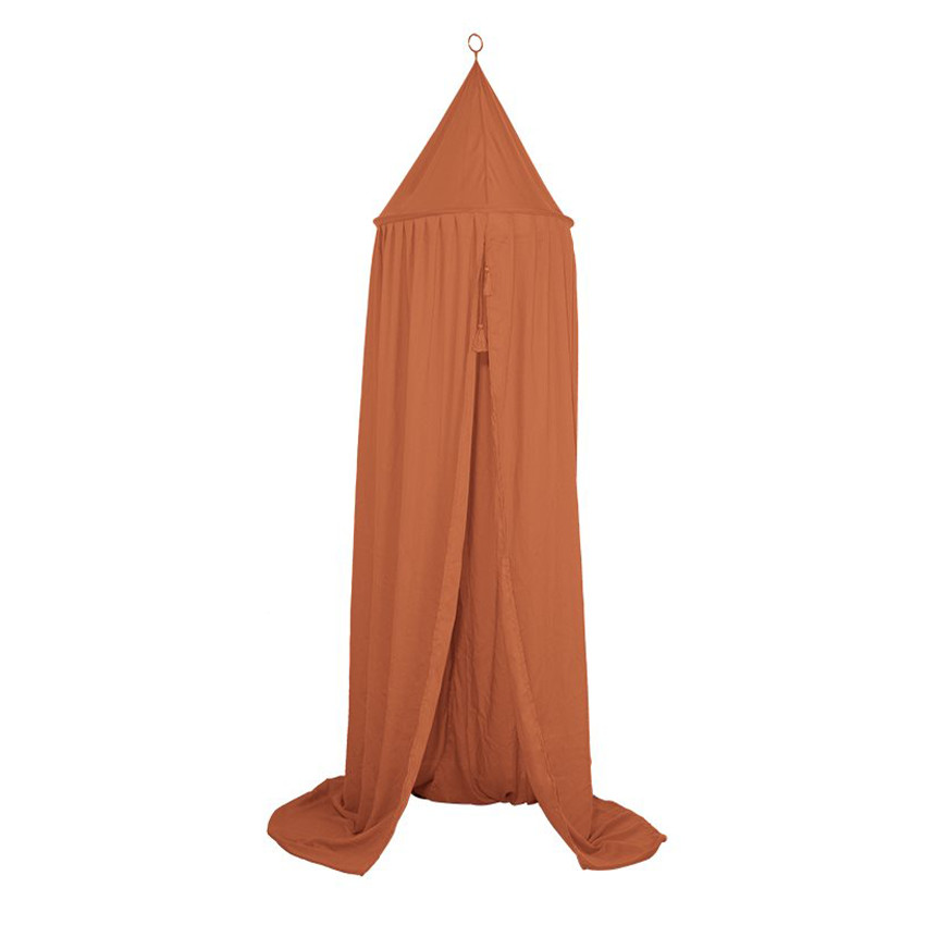 Ciel de lit 240 cm Pure rust 