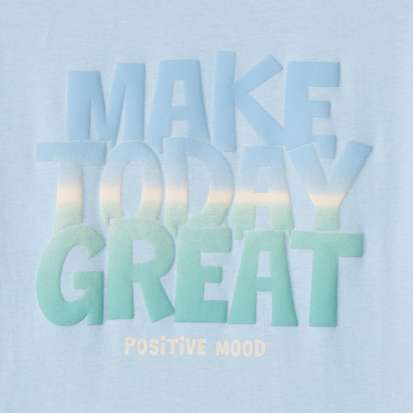 T-shirt manches longues puff printé pour garçon 