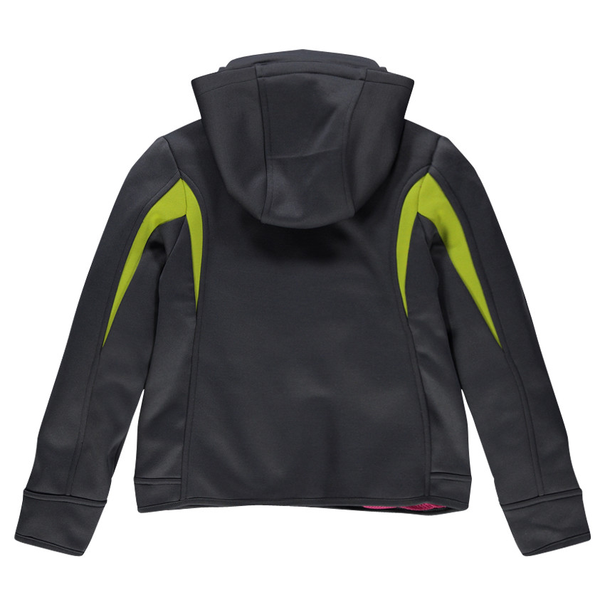 Junior - Veste de ski (softshell) doublée micropolaire à capuche amovible  
