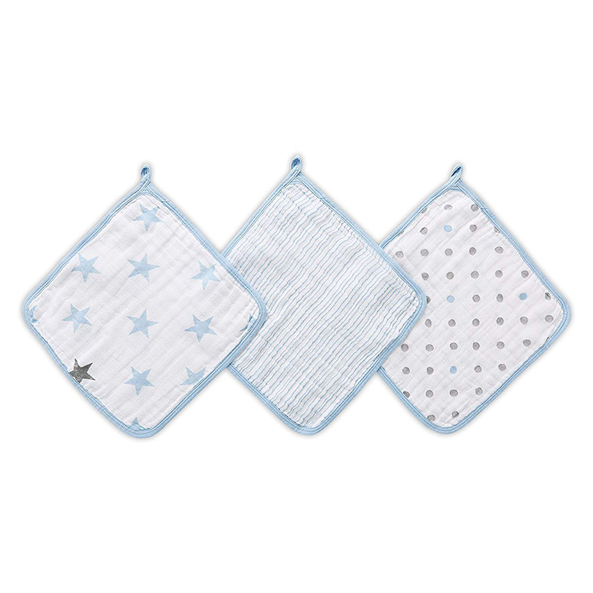 Lot de 3 débarbouillettes - Dapper 