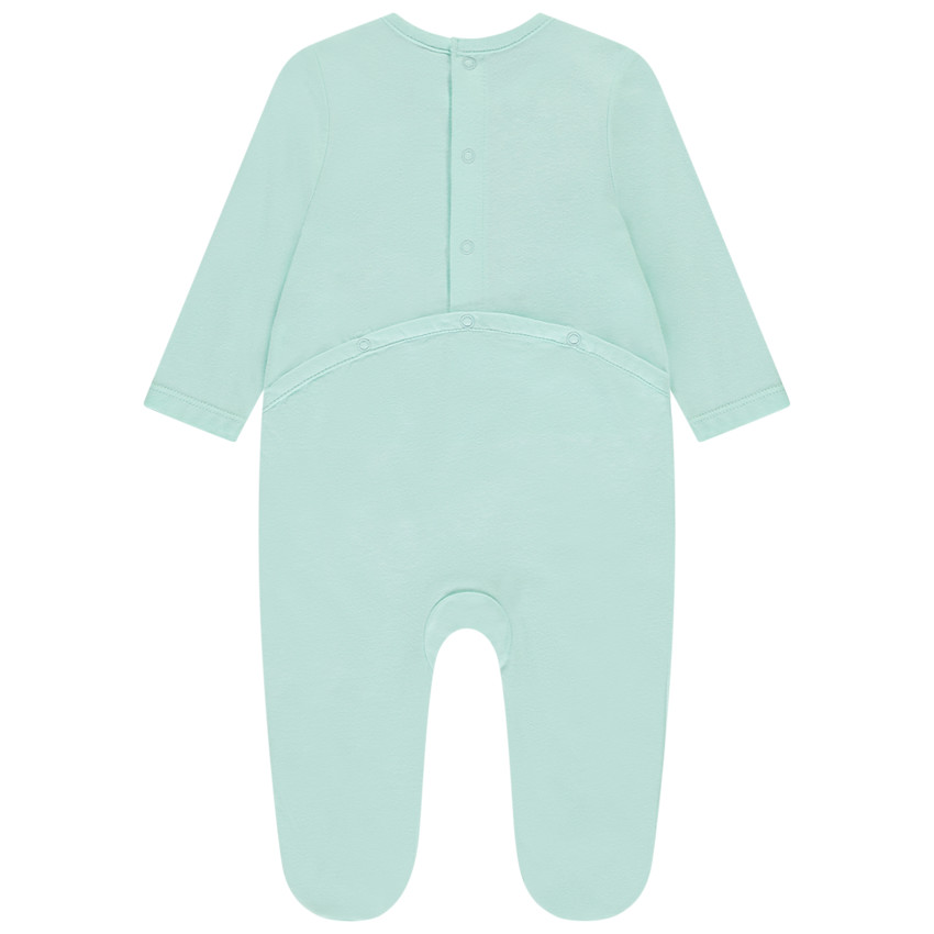 Dors-bien en jersey uni print animal pour bébé garçon 