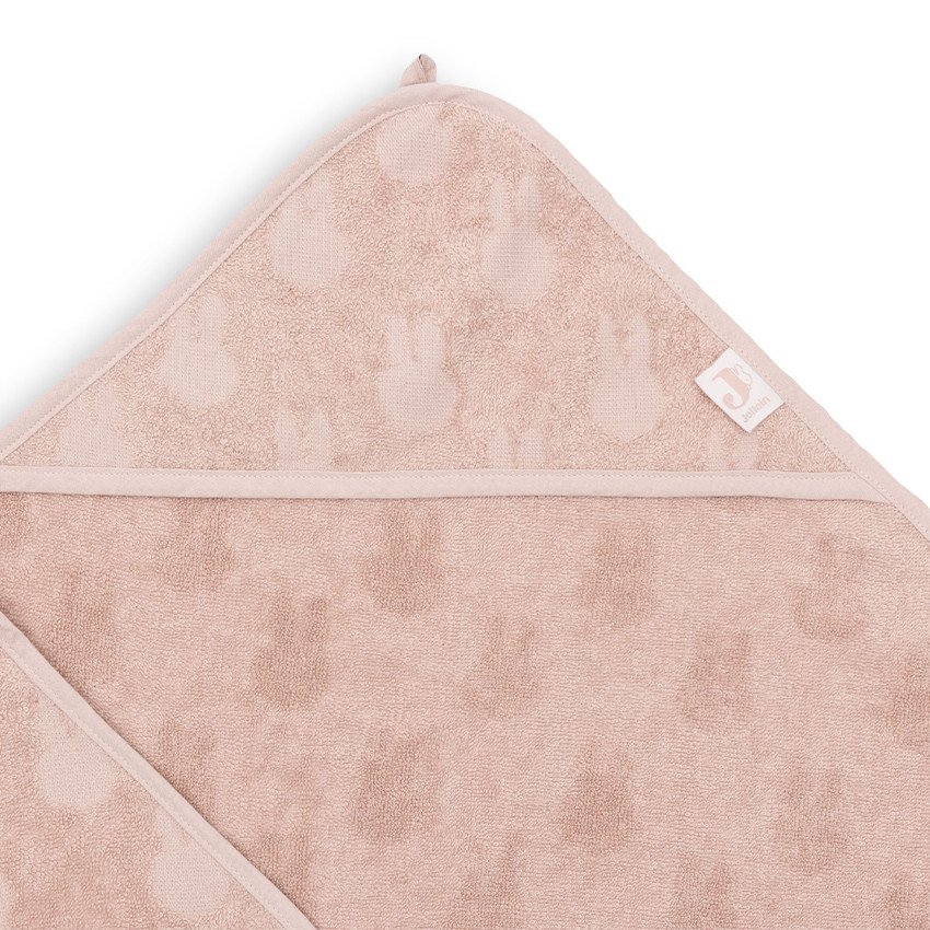 Cape de bain éponge en jacquard Miffy wild rose 