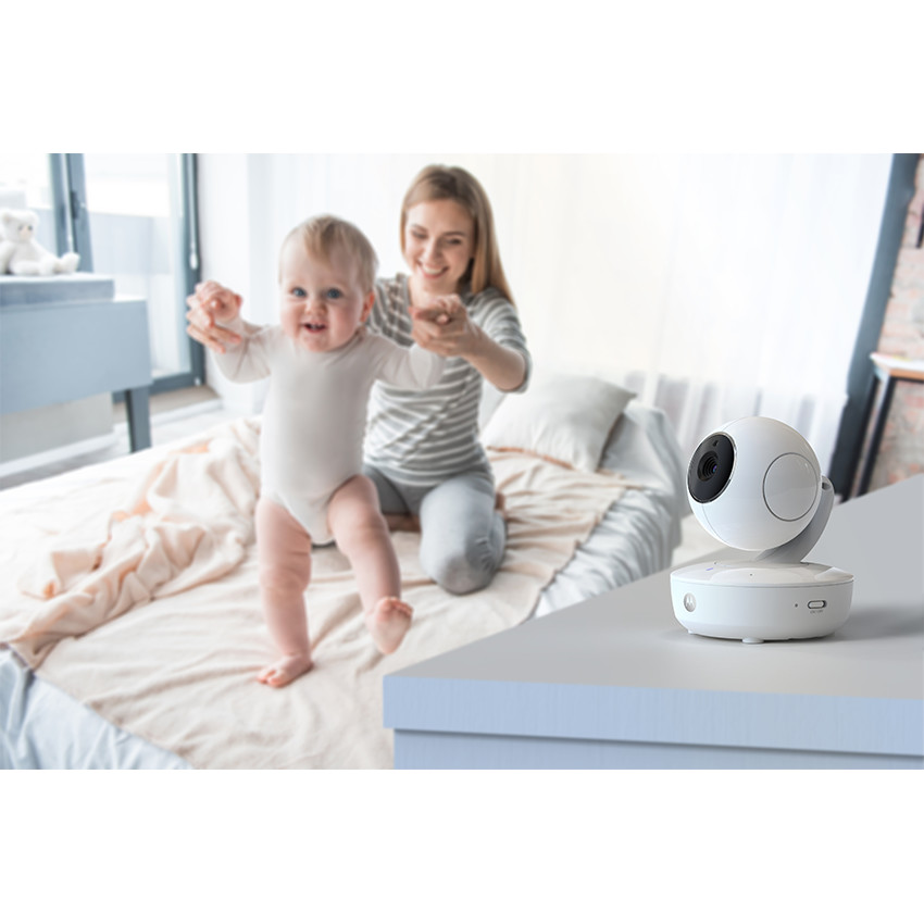 Babyphone vidéo 5" avec caméra rotative 