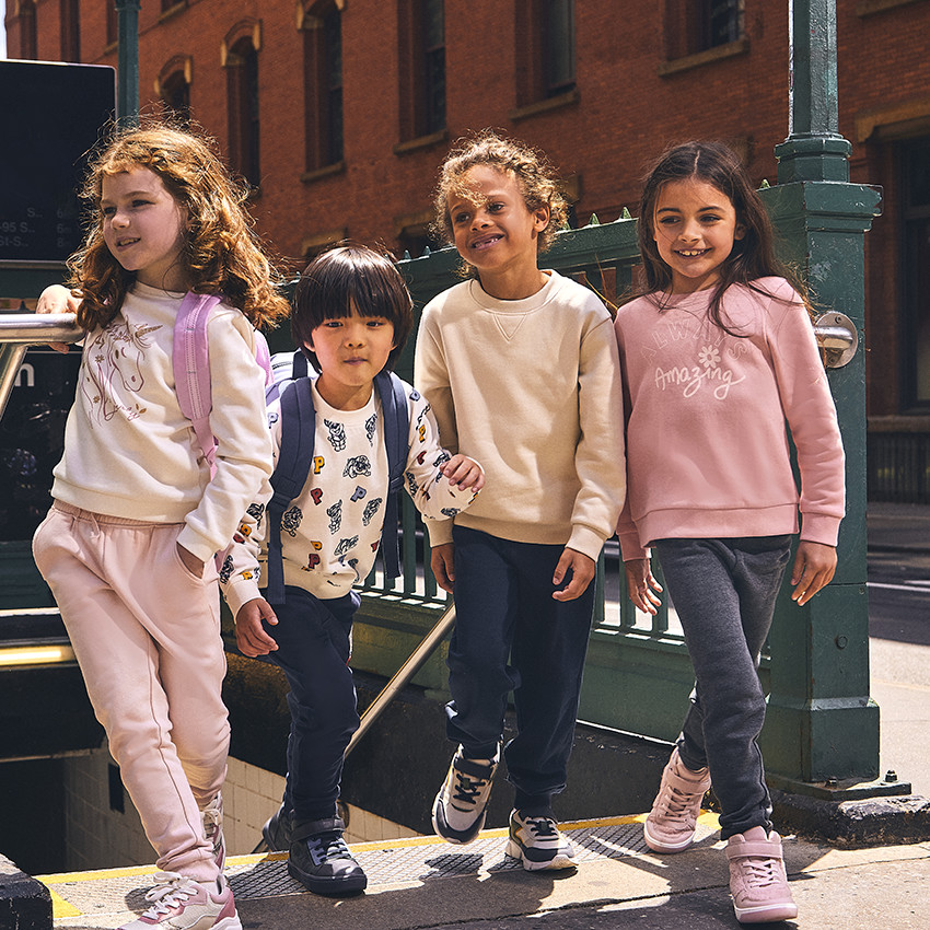 Ensemble jogging molleton print fantaisie pour fille 