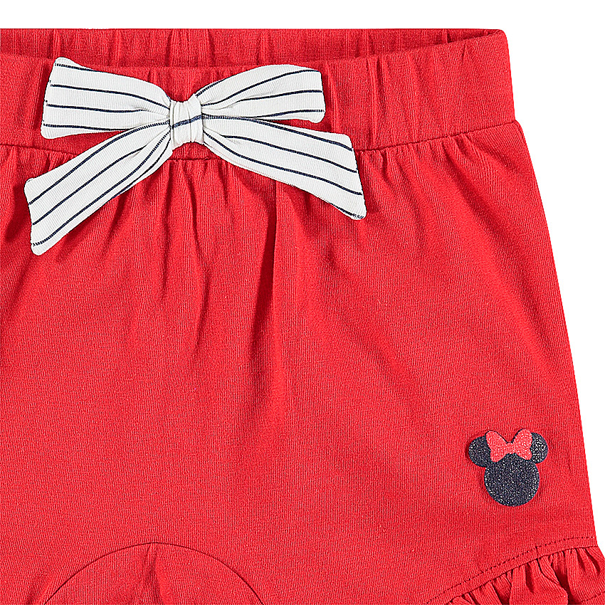 Ensemble avec débardeur print Minnie Disney et short avec noeud 