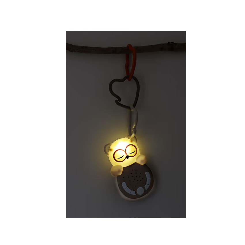 Chouette veilleuse Sweet Dreamz On The Go marron 