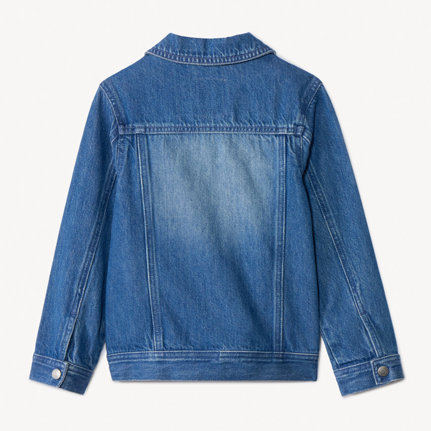 Veste en jean effet délavé pour garçon 