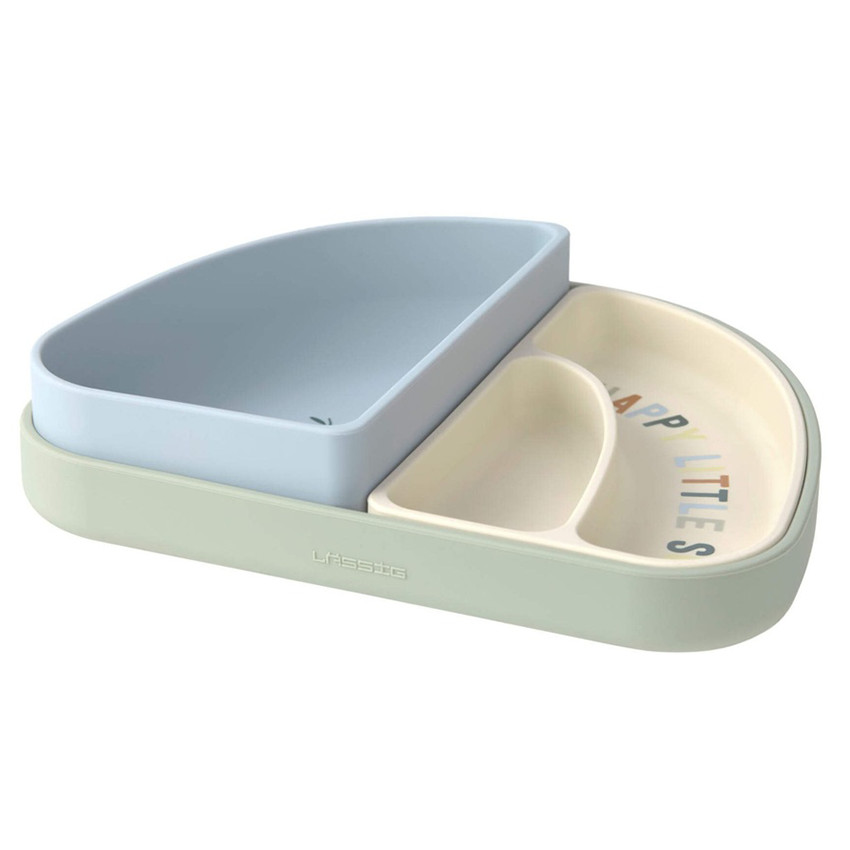 Silicone Section Assiettes Happy Fruits Lemon 3pcs 