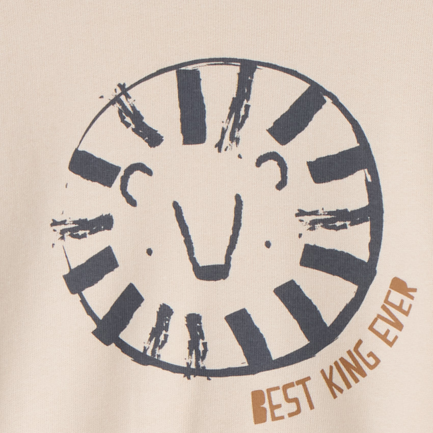 Sweat molleton oversize printé pour bébé garçon 