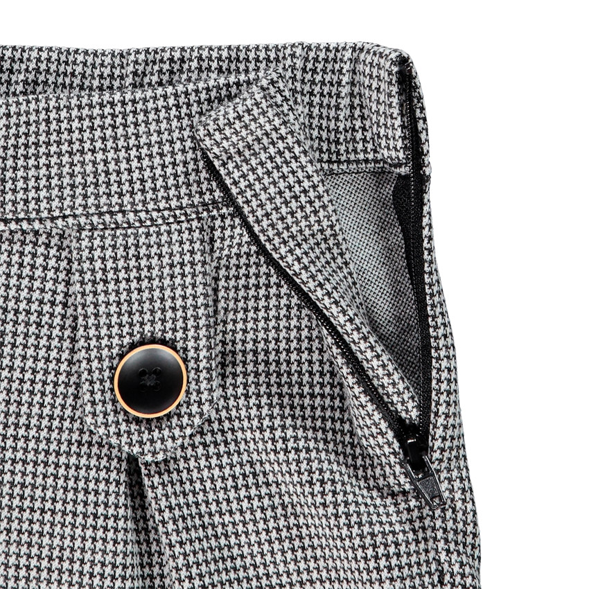 Short en maille pied de poule pour enfant fille 