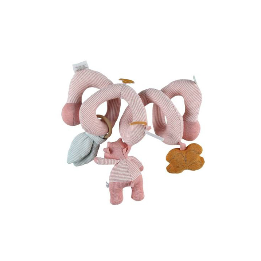 Spirale d'activités Lola en coton - Rose  