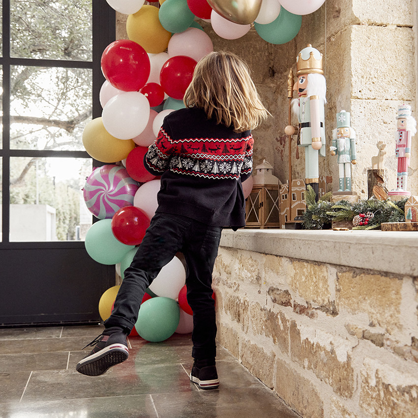 Jean slim uni pour garçon 