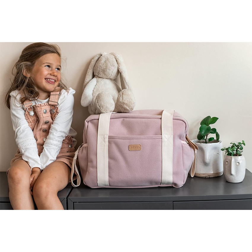 Sac à langer Paris Rose poudré 