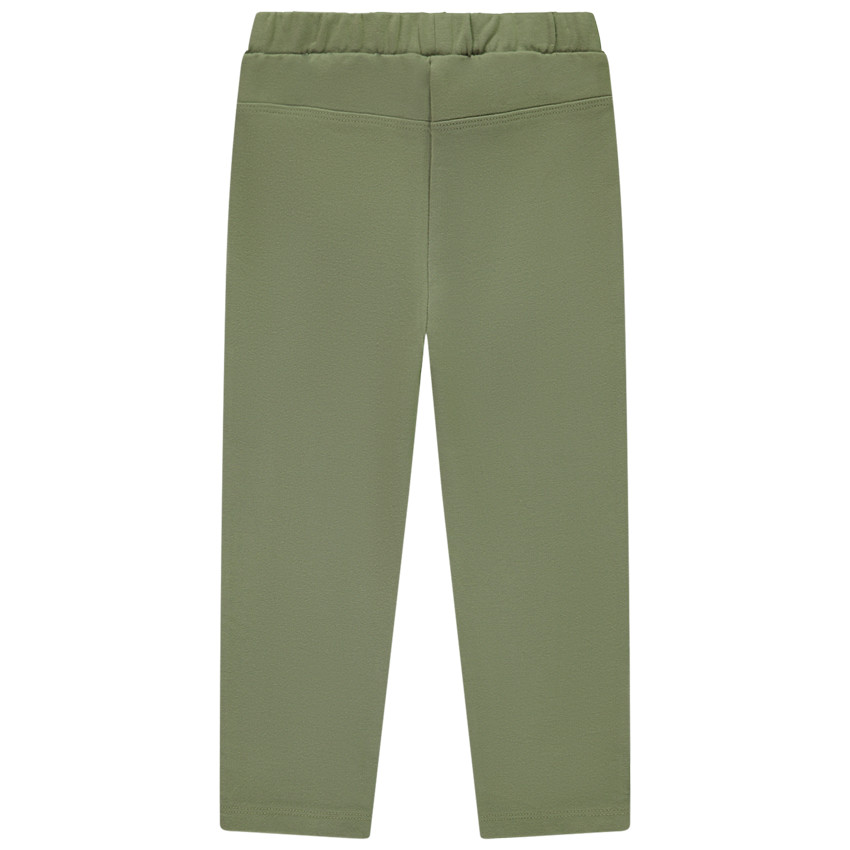 Caleçon uni avec patch bouclettes brodé pour bébé fille 