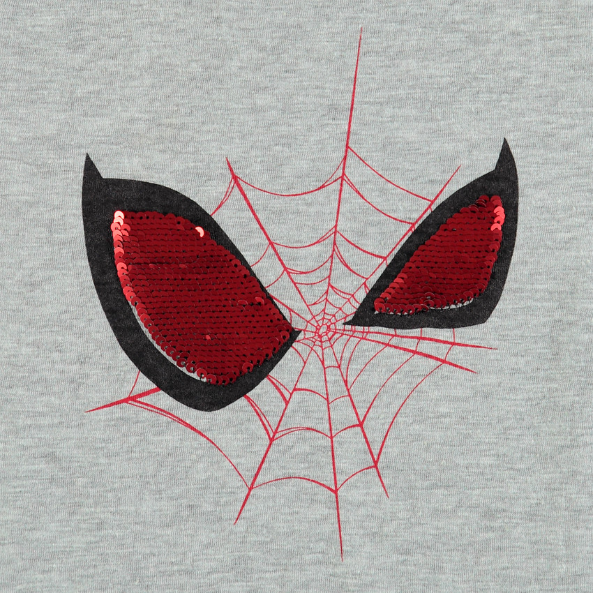 Ensemble avec t-shirt Spider-Man détails en sequins magiques 