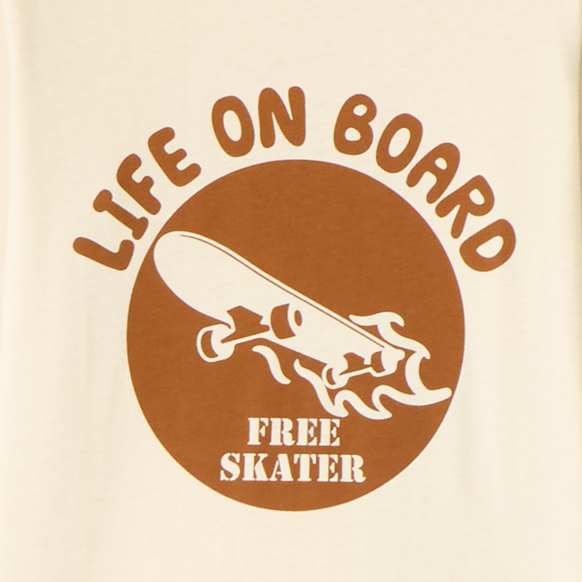 Ensemble de pyjama 2 pièces manches longues print skateboard pour garçon 