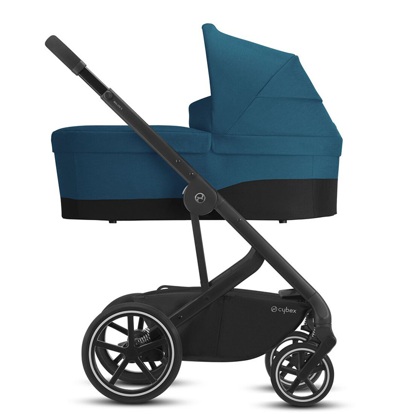 Poussette Balios S Lux châssis noir - River blue 