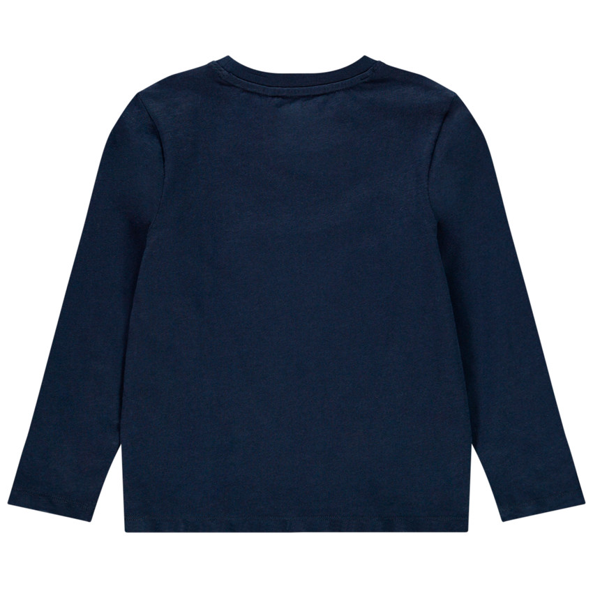 T-shirt manches longues motif SmileyWorld en sequins pour enfant garçon 
