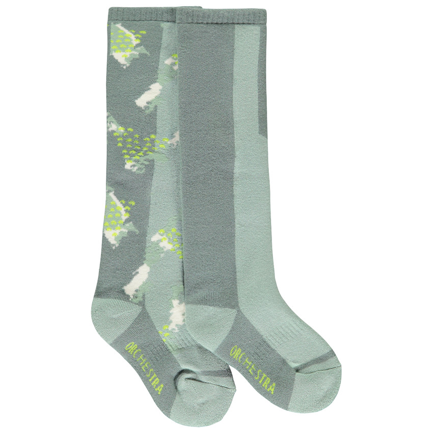 Lot de 2 paires de chaussettes hautes de ski pour garçon 