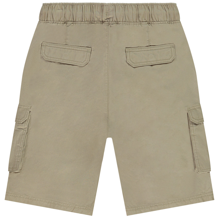 Bermuda uni à poches multiple pour garçon 
