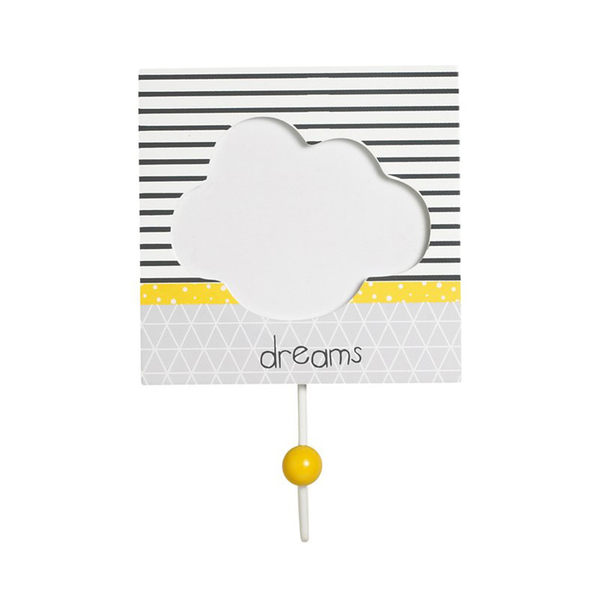 Set de 3 patères Babyfan - 12 x 12 cm 