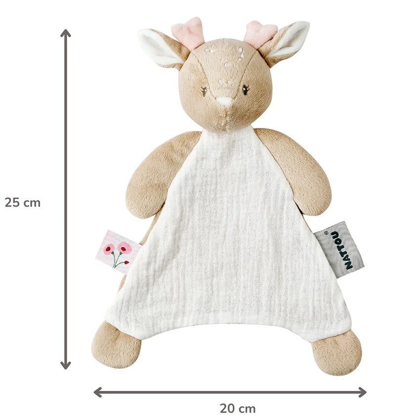 Doudou biche mini - Fanfan - 25x20 cm 