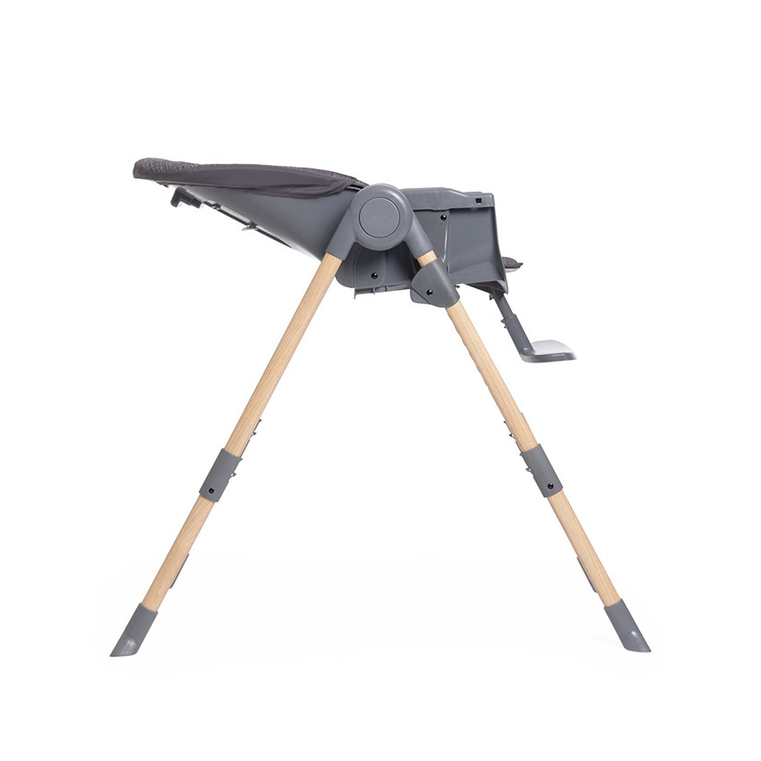 Chaise-haute évolutive Polly Essential Coal  