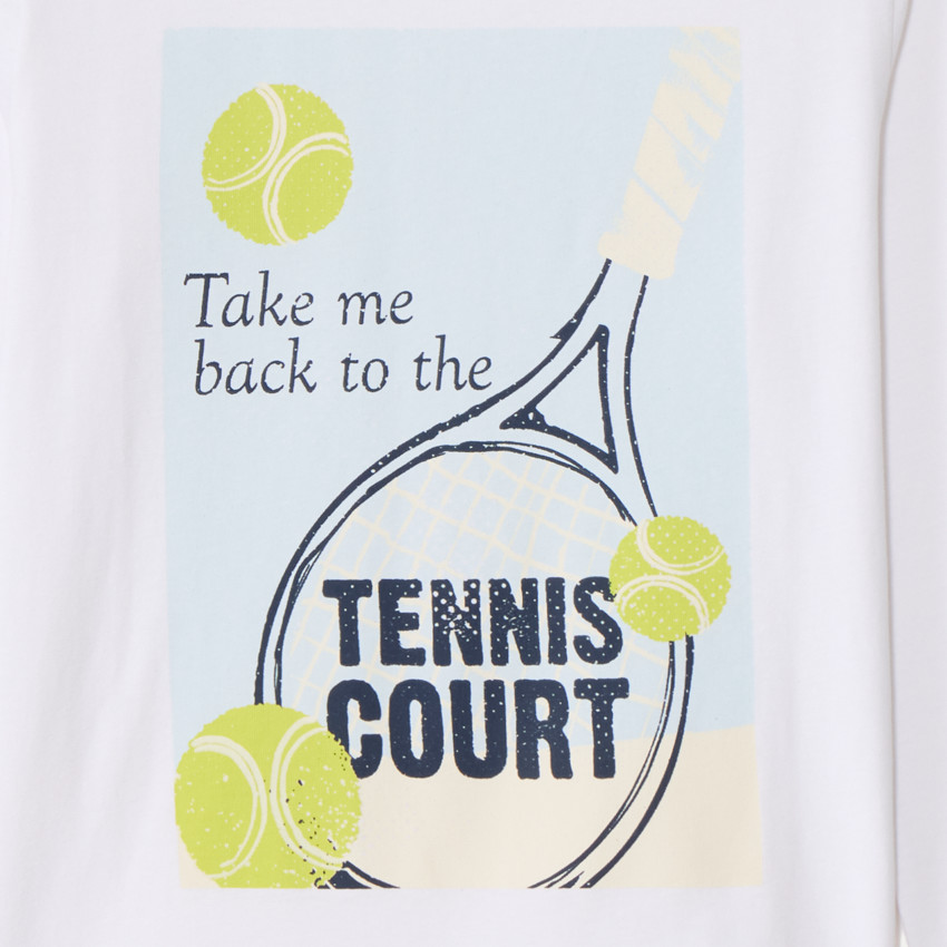 T-shirt manches longues printé pour garçon 