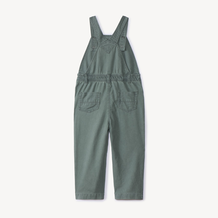 Salopette longue effet côtelé et brodée scooter pour bébé garçon 