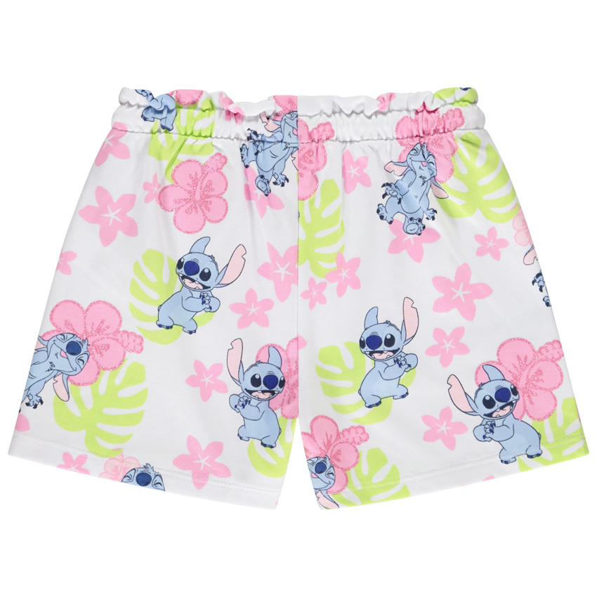 Short molleton imprimé Stitch Disney pour fille 