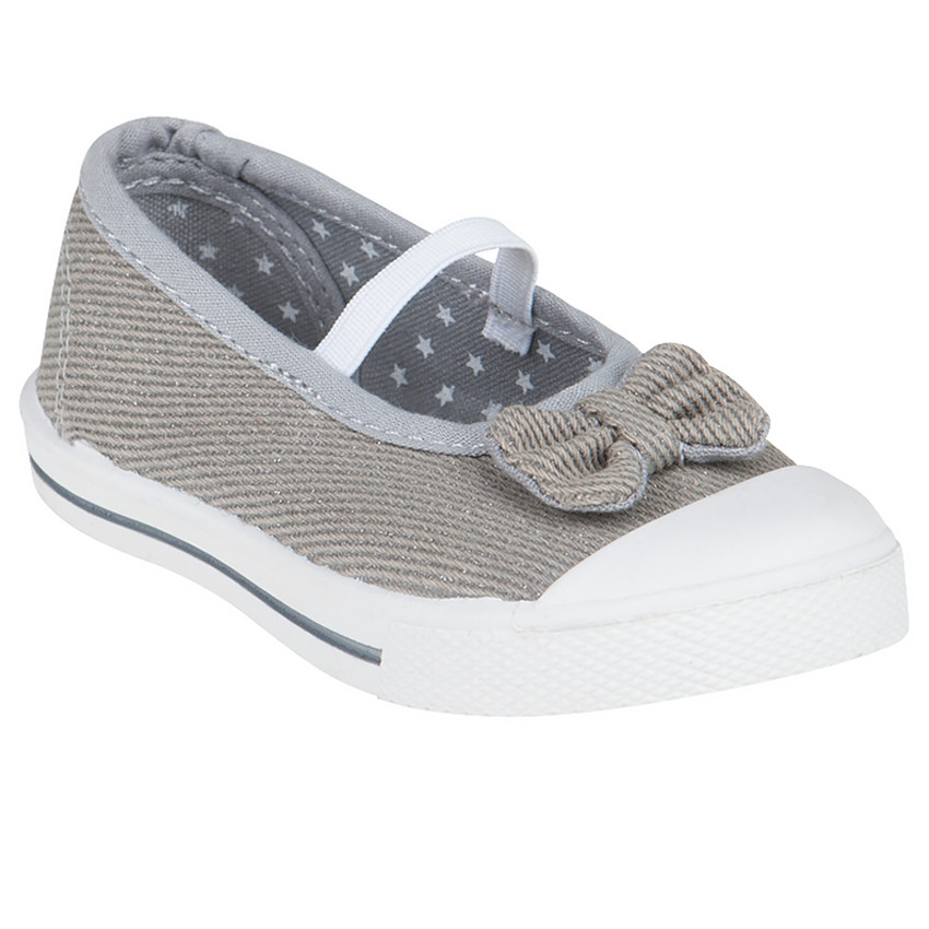 Babies en toile à bride élastiquée et noeud du 28 au 35 