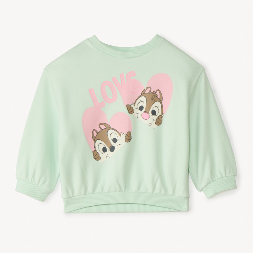 Sweat en molleton oversize Tic & Tac Disney pour bébé fille