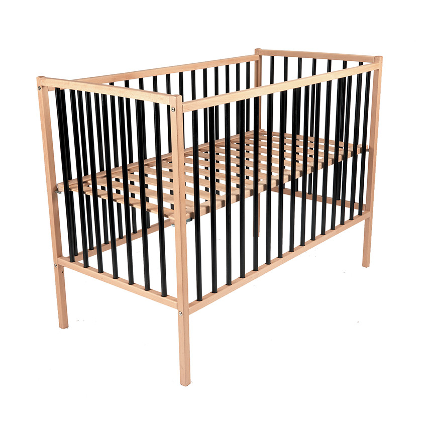 Lit Remi 70 x 140 cm – Hybride Noir 