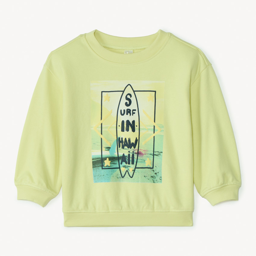 Sweat molleton oversize photoprinté pour bébé garçon