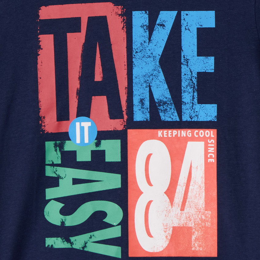 T-shirt manches courtes printé pour garçon 