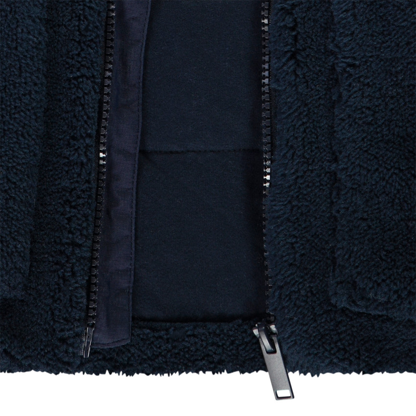 Gilet sans manches uni en polaire avec doublure jersey pour garçon   