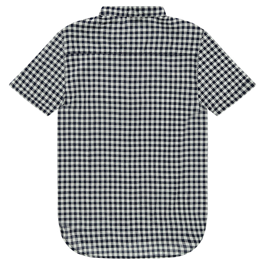 Junior - Chemise manches courtes en vichy 