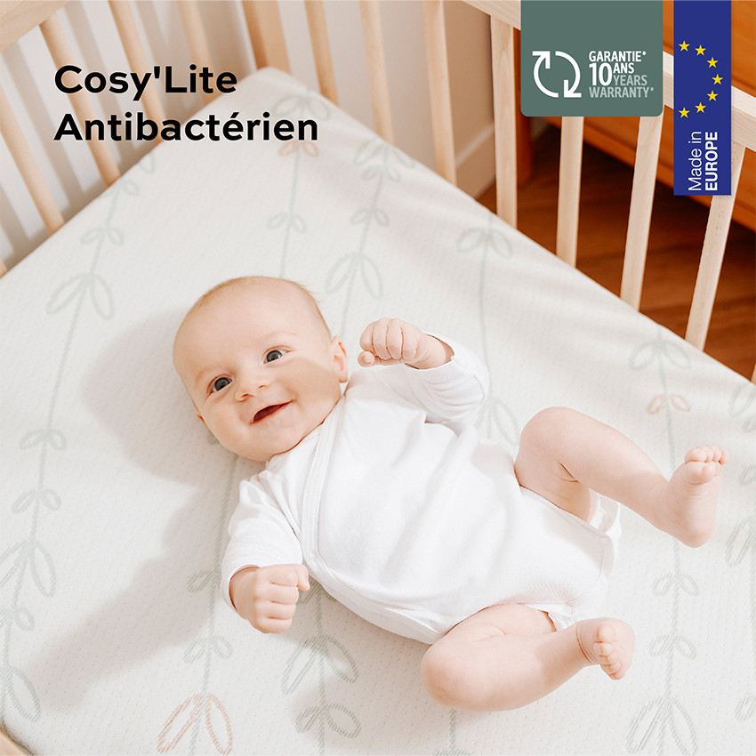 Matelas antibactérien Cosy'Lite 60 x 120 cm 