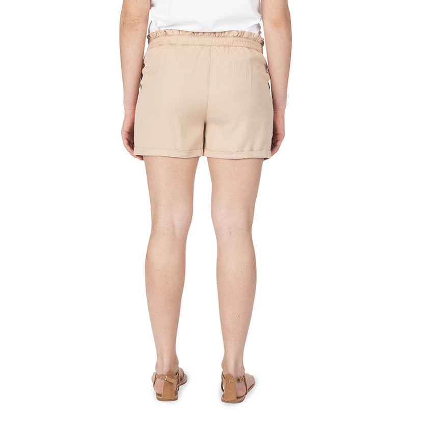 Short de grossesse en lyocel avec cordons de serrage 