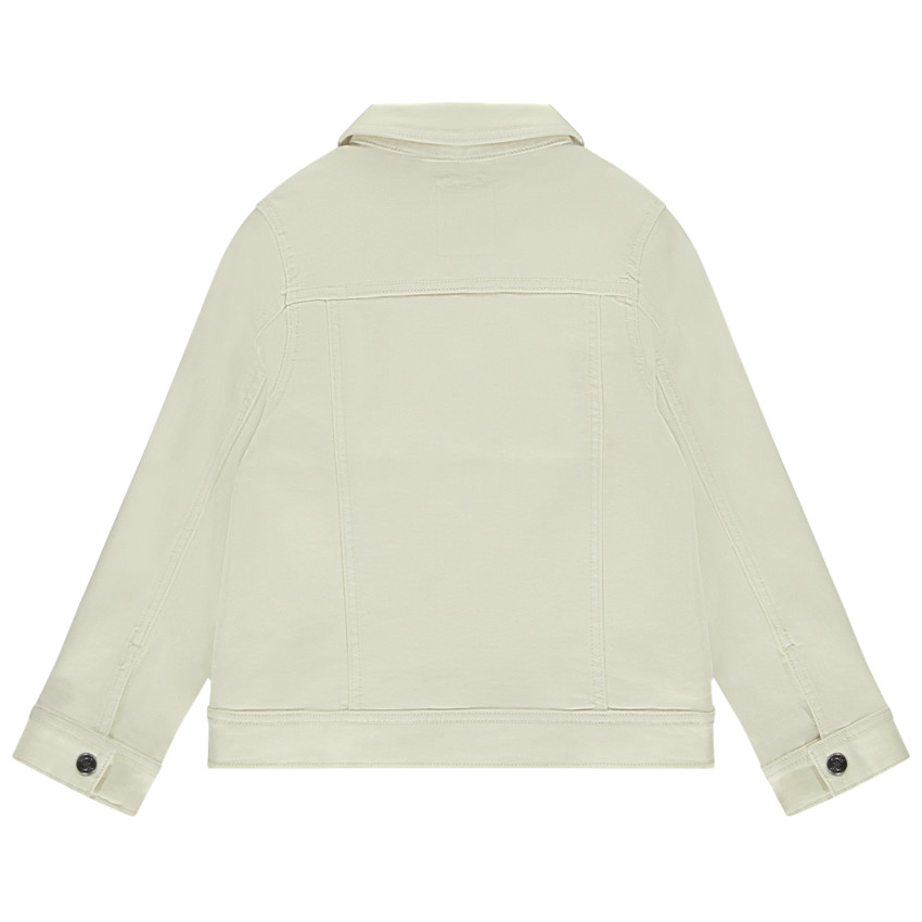 Veste en jean unie style worker pour garçon 