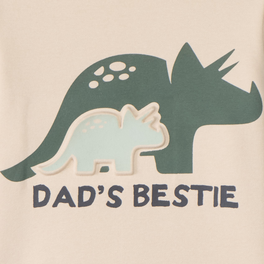 Sweat molleton avec print en relief pour bébé garçon 