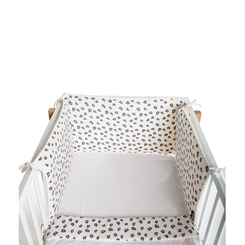 Tour de lit en jersey 35 x 170 cm - Léopard  