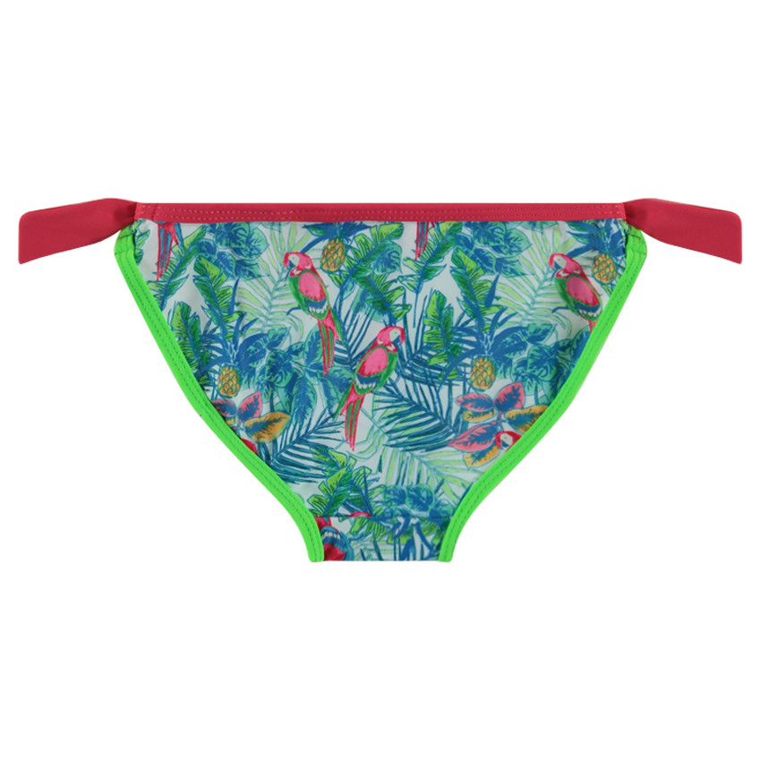 Maillot de bain 2 pièces à motif tropical all-over 