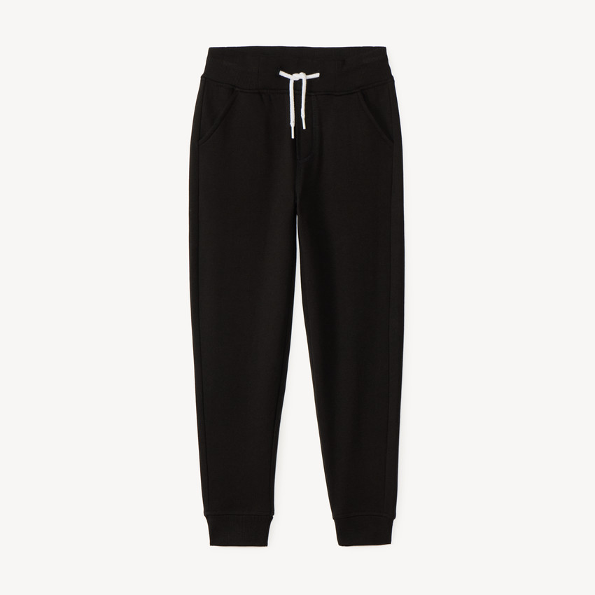 Pantalon jogging garçon en molleton uni 