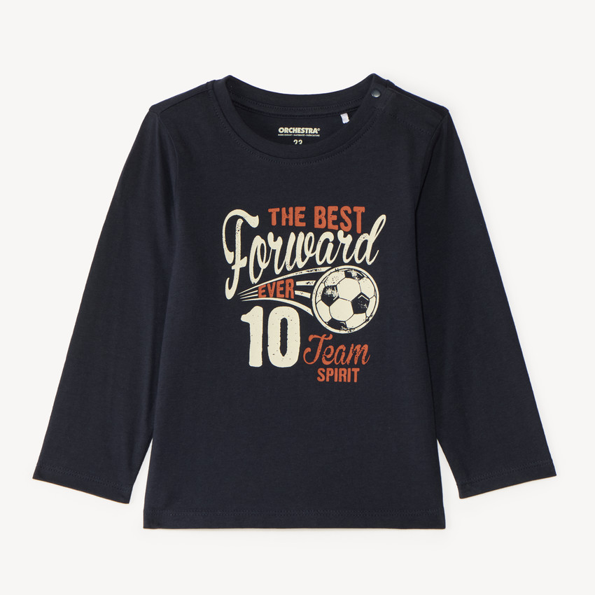 T-shirt manches longues bébé garçon print fantaisie 