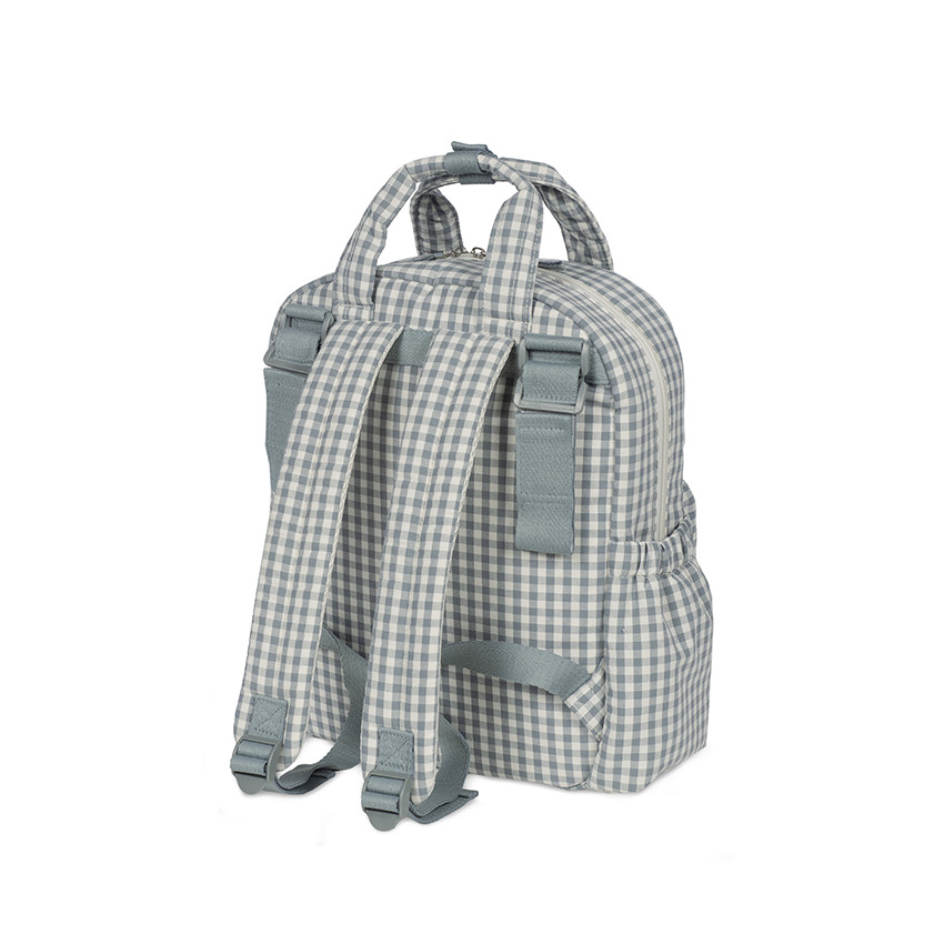 Sac à dos à langer Praliné Vichy - Matcha 