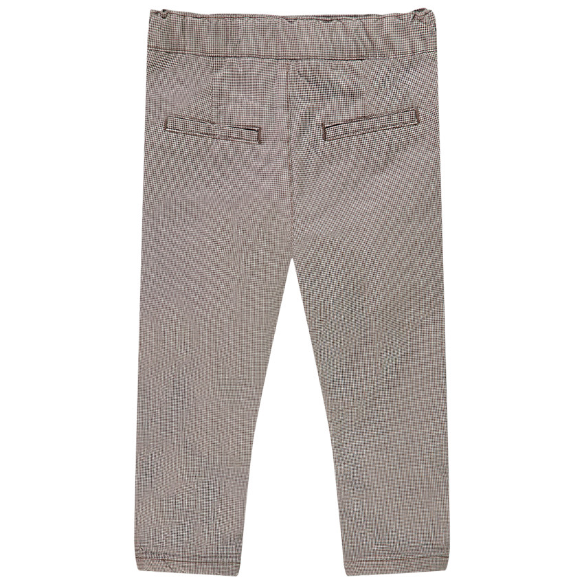 Pantalon à petits carreaux pour bébé garçon 
