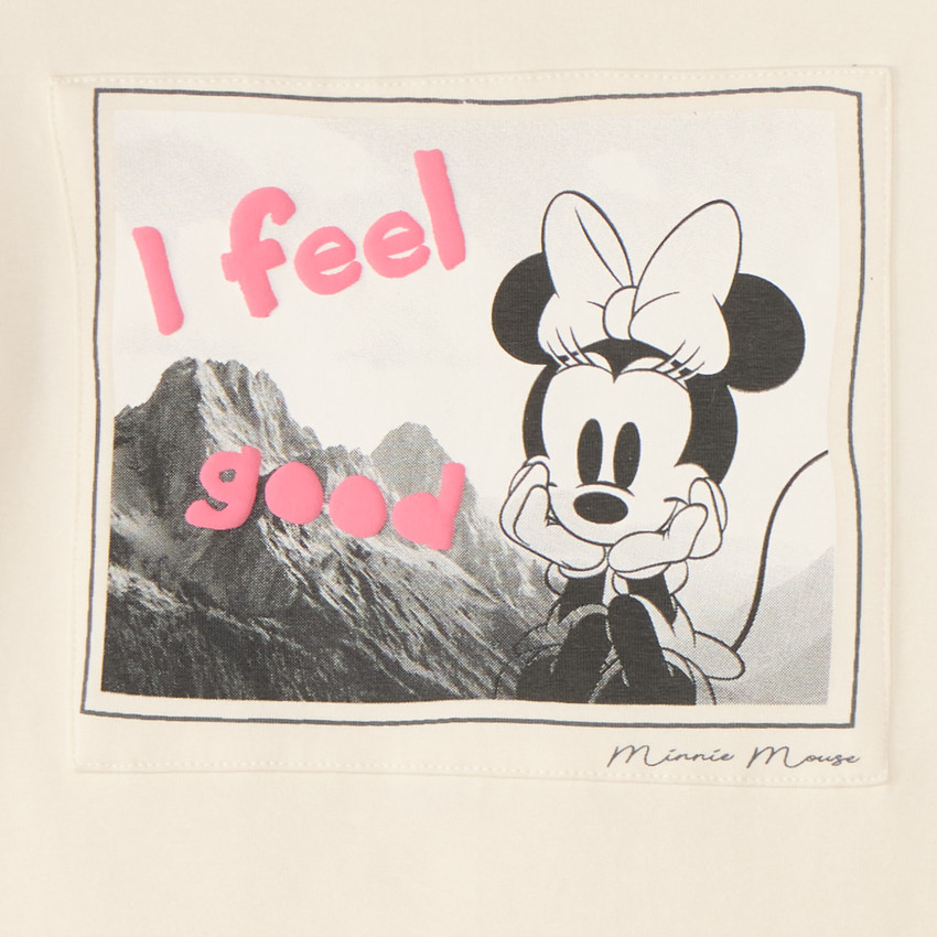 T-shirt bébé fille oversize print Minnie 