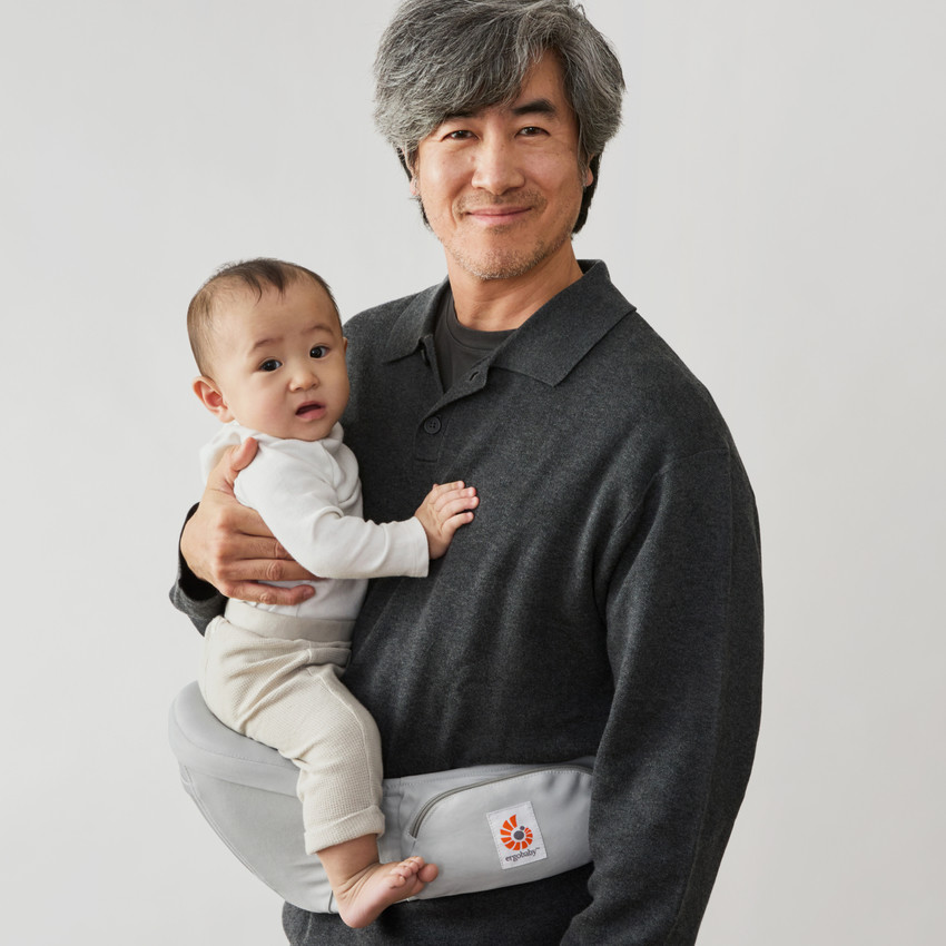 Porte-bébé Lift Hip Seat Pearl Grey  