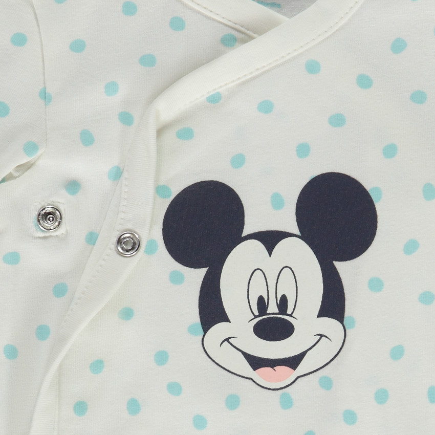 Lot de 3 bodies manches courtes Mickey Disney pour bébé garçon 